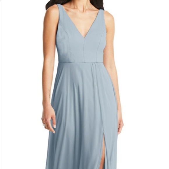 Dessy Collection brand new bridesmaid dress, size 10, not altered, color Mist. - Picture 1 of 5